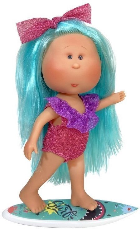 Doll Blue Hair Pink Leotard Sum
