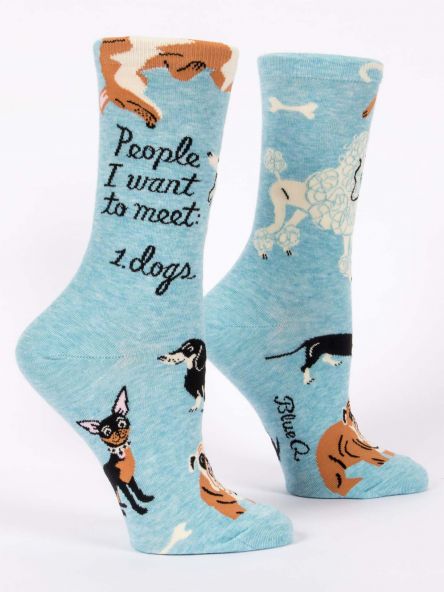 Crew Socks - People to Meet: Dogs