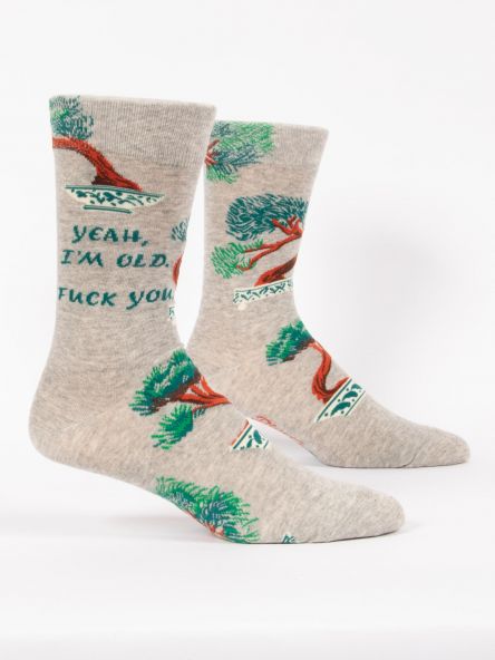 Men's Socks - Yeah I'm Old, F*ck You