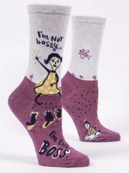 Crew Socks - I'm Not Bossy