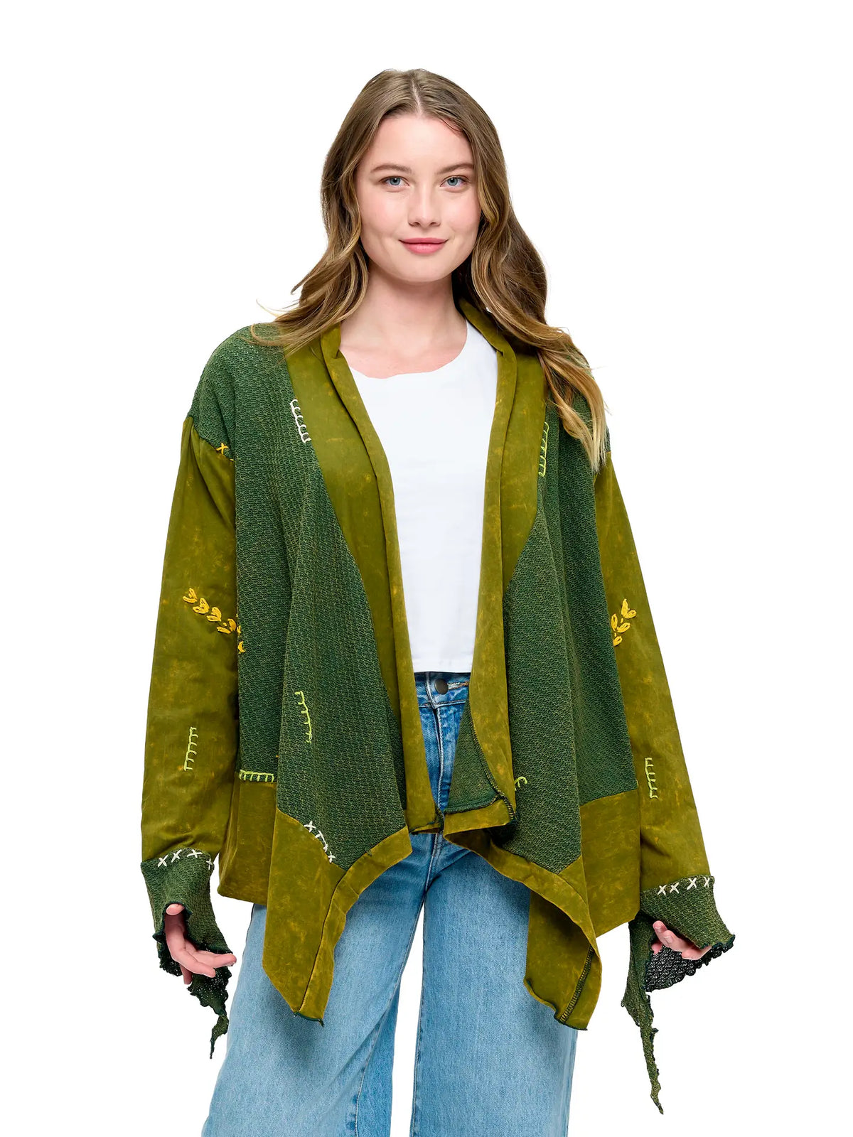 Vintage Washed Boheminan Cardigan