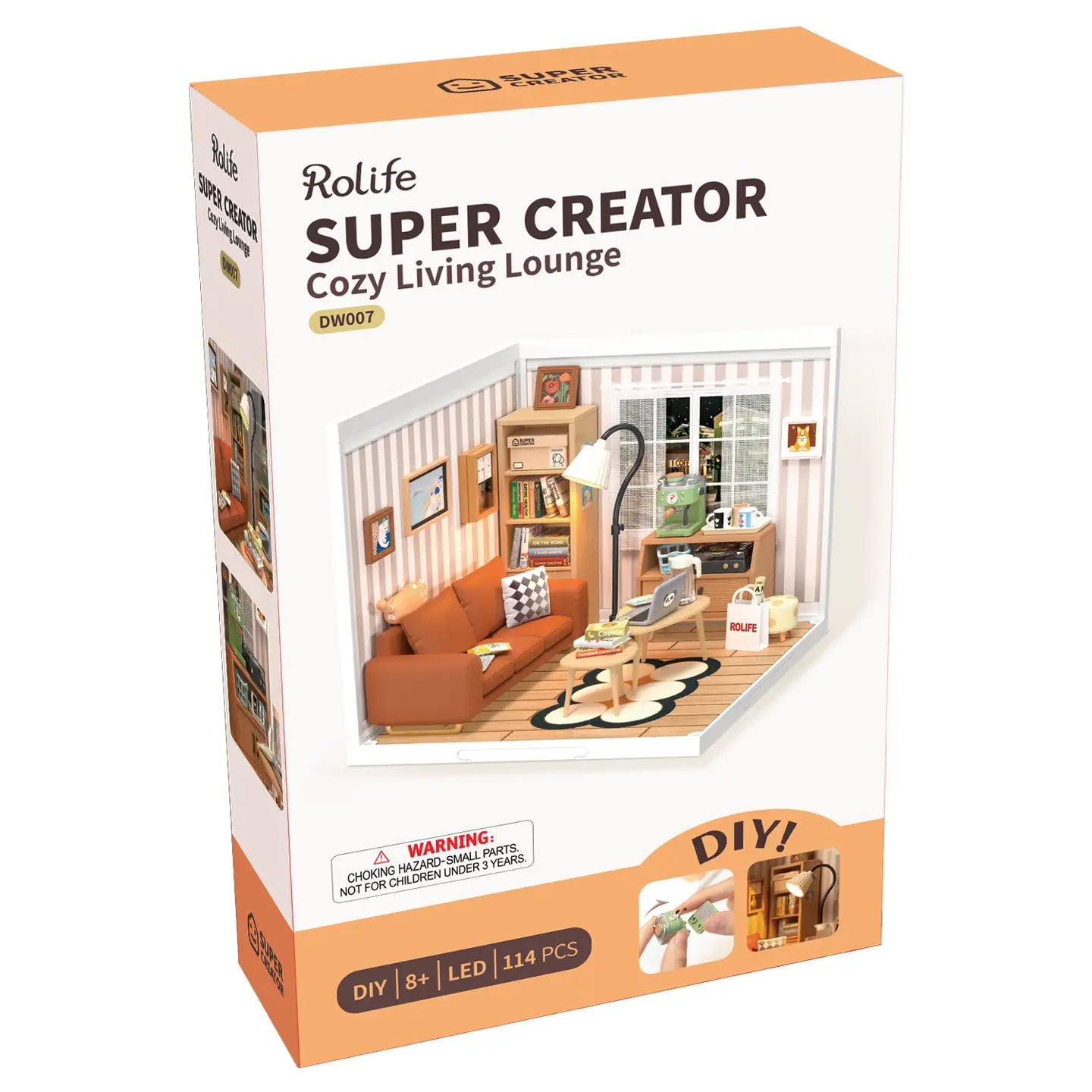 Miniature House Kit: Cozy Living Room