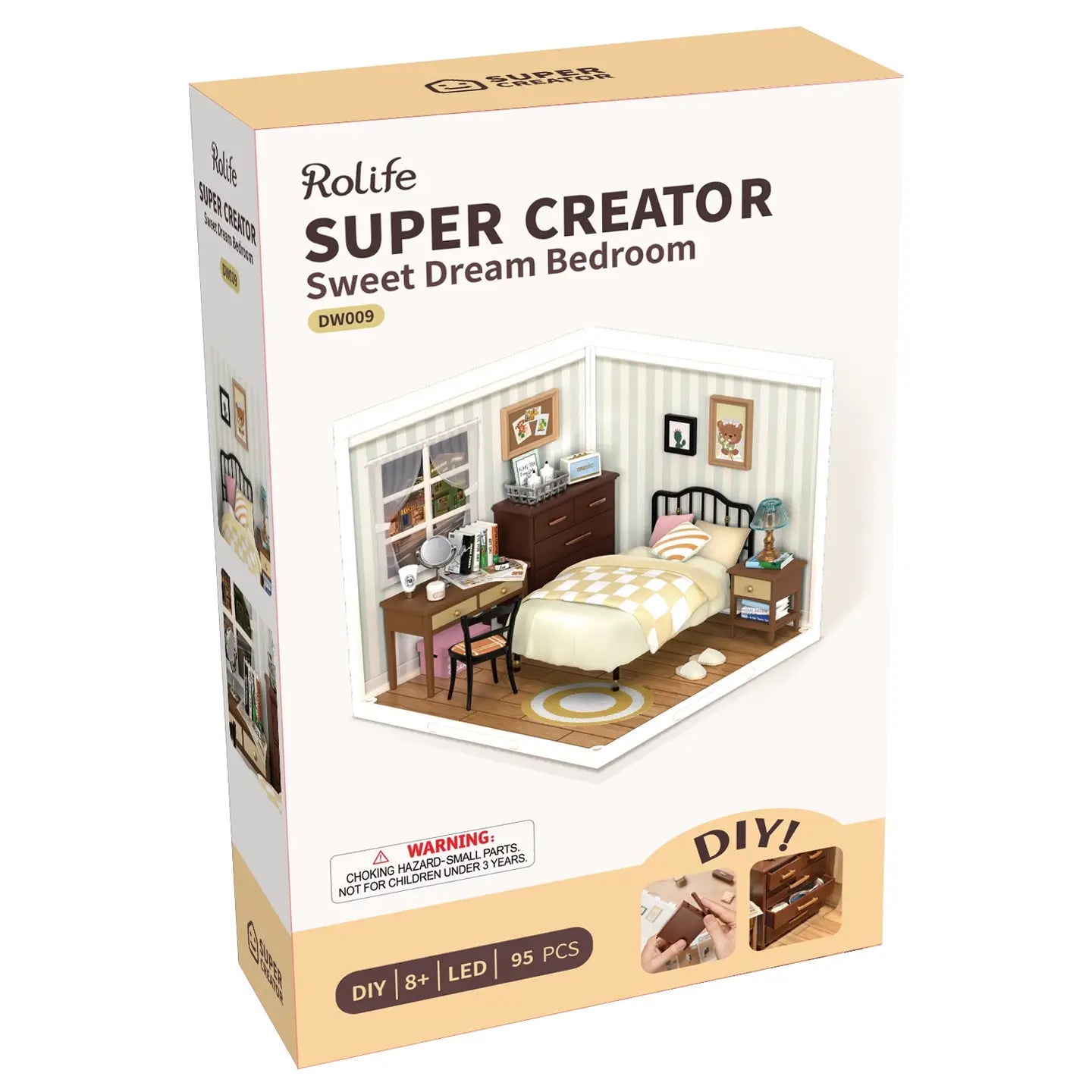 Miniature House Kit: Sweet Dreams Bedroom