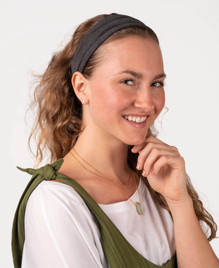 Eco Black Boho Headband