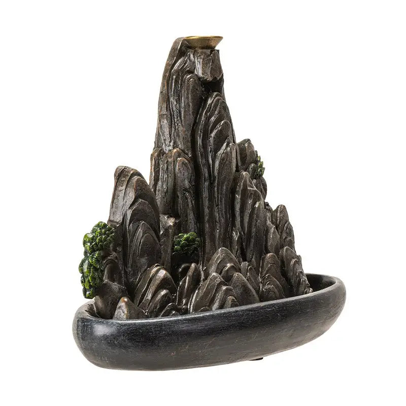 Mountain Scenery Backflow Incense Burner
