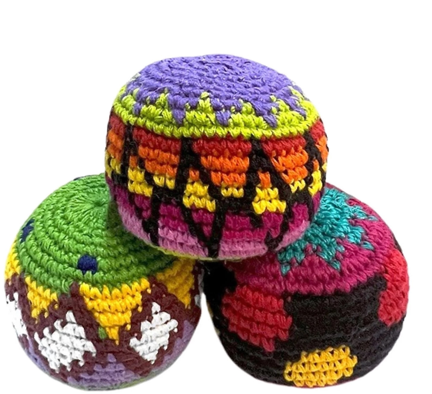 Crochet Hacky Sack Set of 2