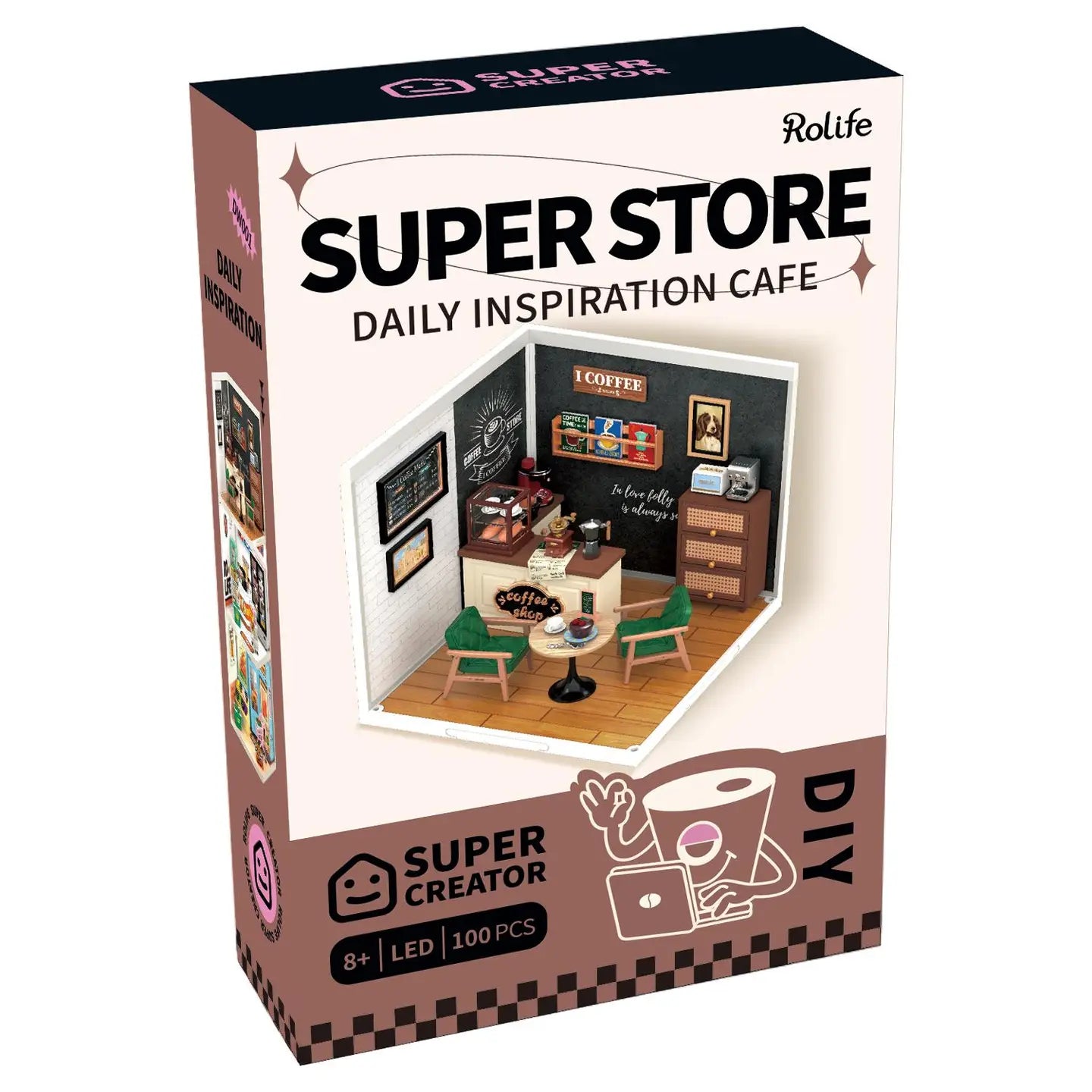 Miniature House Kit: Breezy Time Cafe