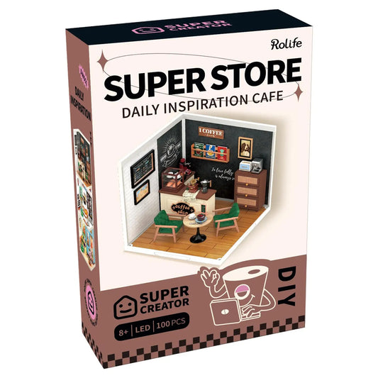 Miniature House Kit: Breezy Time Cafe