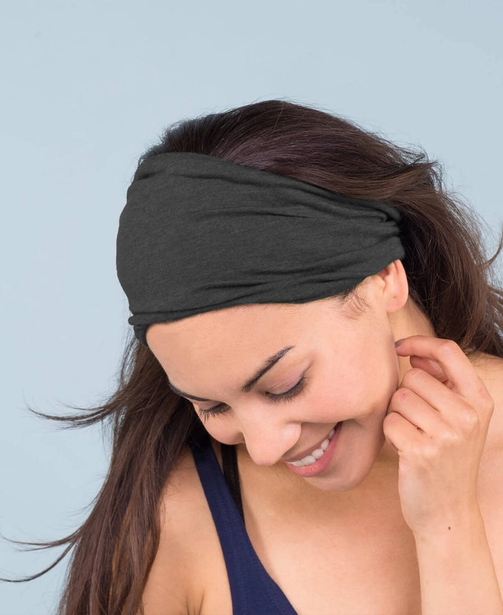 Eco Black Boho Headband