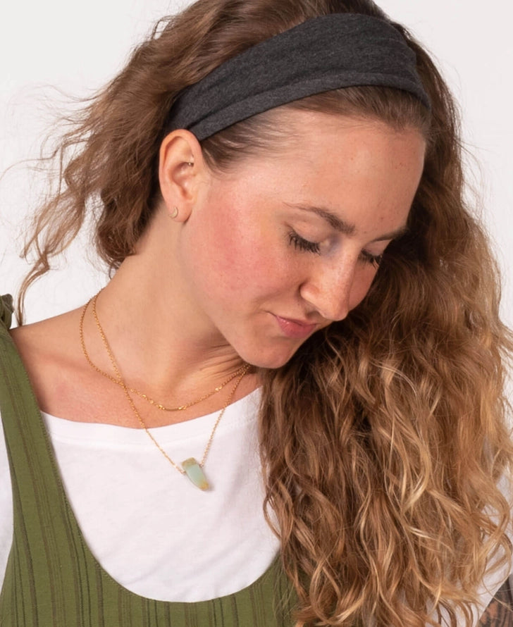 Eco Black Boho Headband