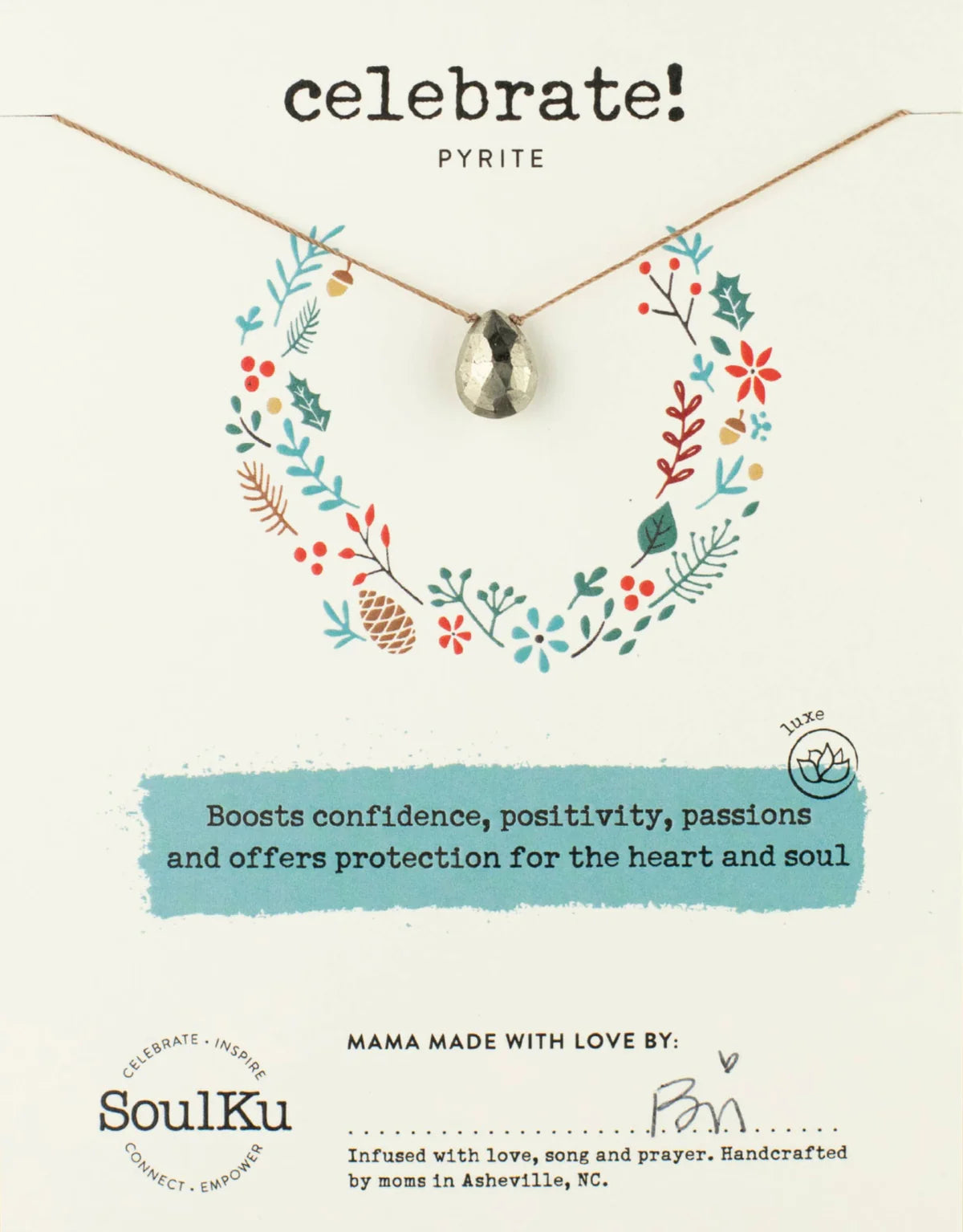 Luxe Necklace Pyrite - Celebrate!