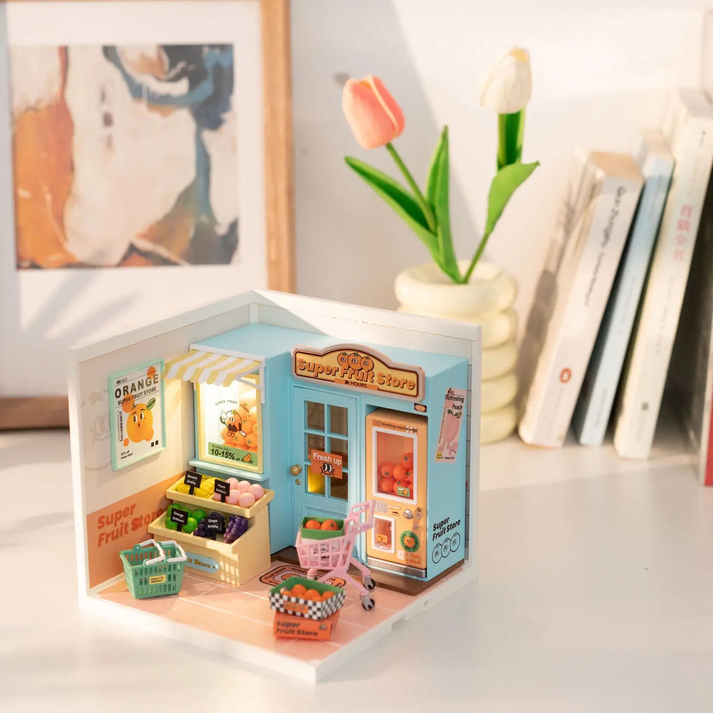 Miniature House Kit: Daily VC Fruit Store