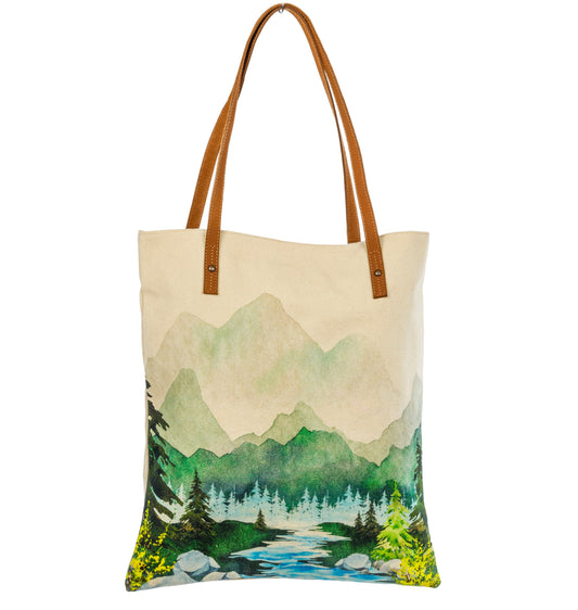 Mountain View Book Bag Tote