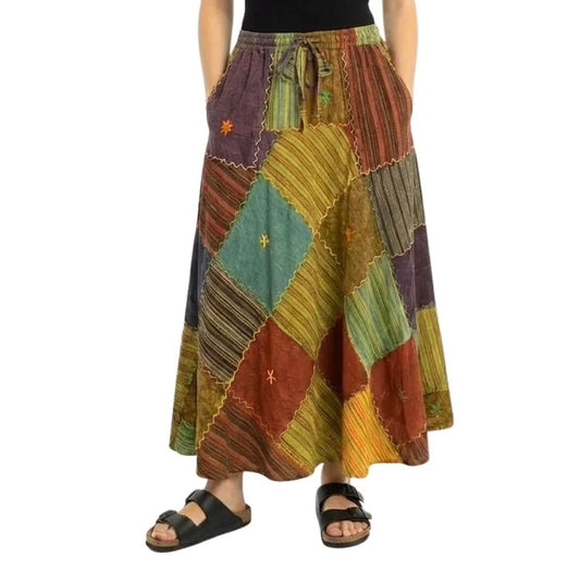 Rustika Patchwork Skirt