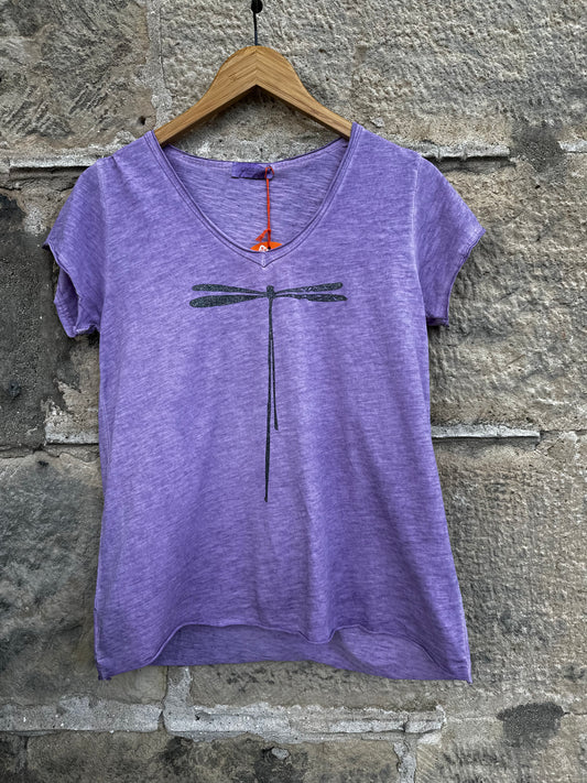 Dragonfly Tee - Lilac