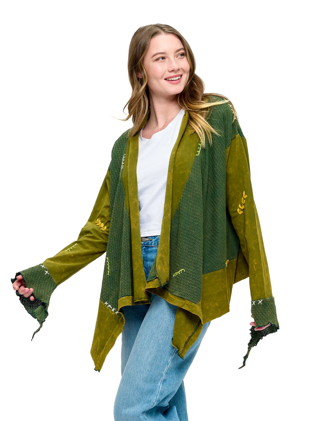 Vintage Washed Boheminan Cardigan