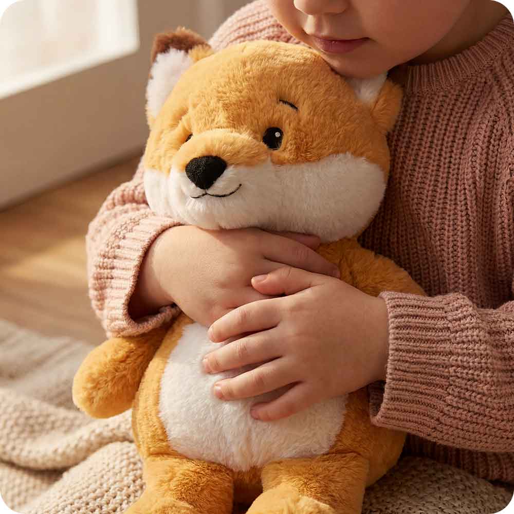 Cozy Cute Fox Warmies Stuffed Animal