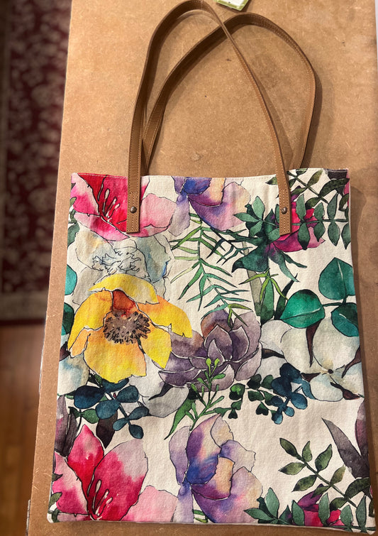Garden Book Bag Tote
