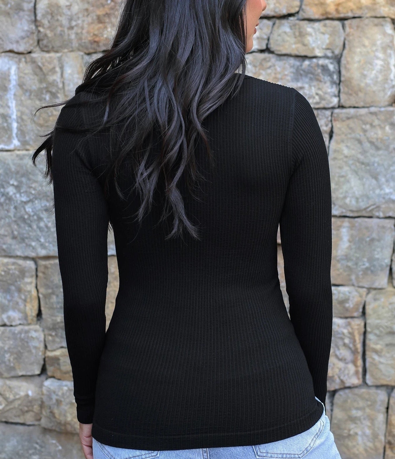 Scoop Neck Long Sleeve Brami