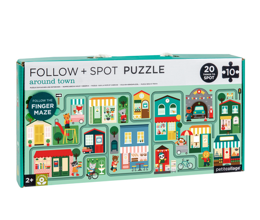 Follow + Spot Puzzle Around Town