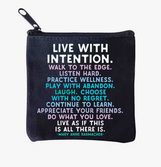 Mini Pouch Live With Intention