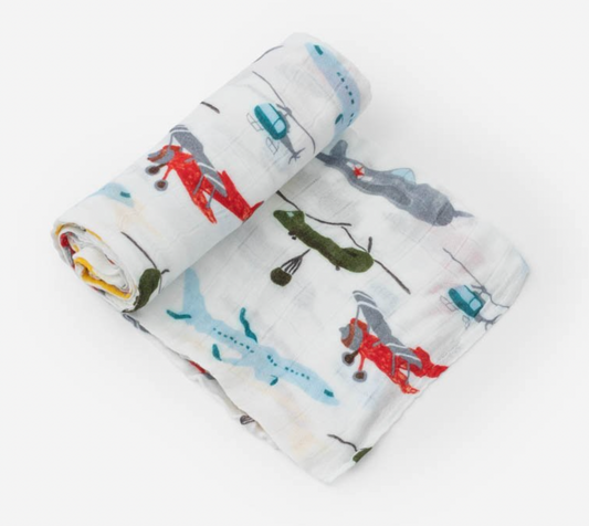 Deluxe Muslin Swaddle Air Show