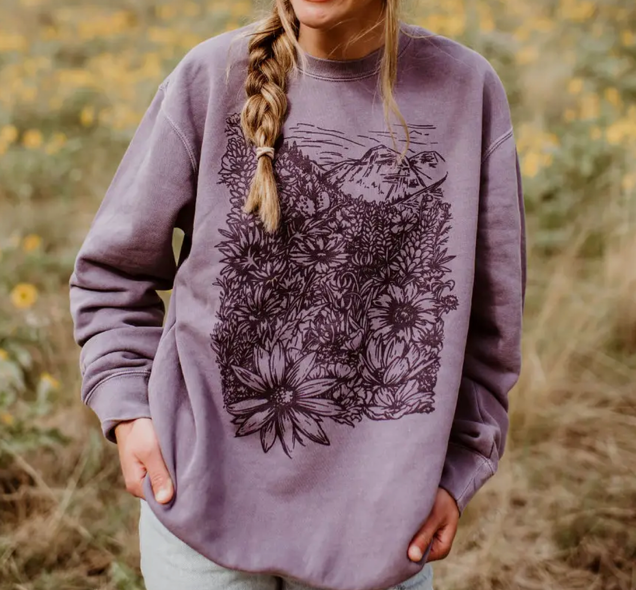 Flower Meadow Pullover