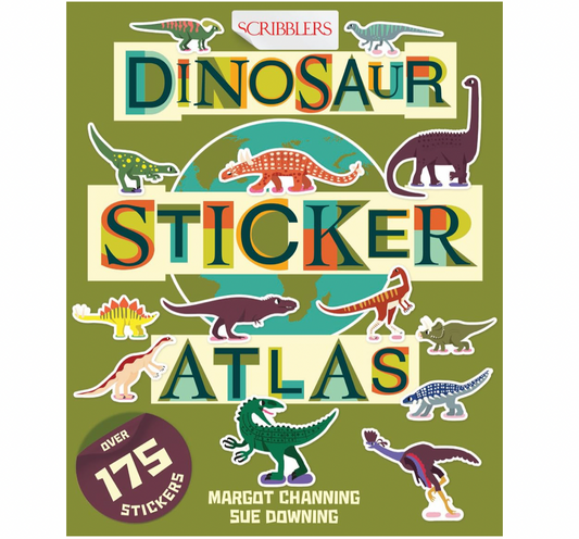 Dinosaur Sticker Atlas Book