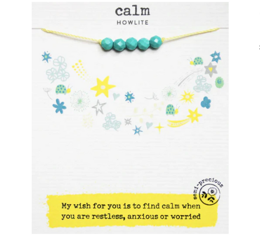 Little Wish Kids Necklace Howlite for Calm