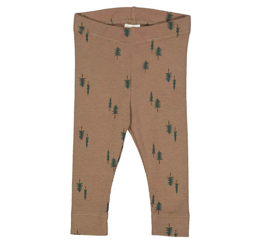 Baby Pine Ribbed Leggings