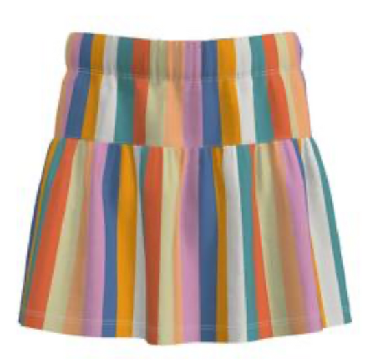 Girls Sunset Stripe Sport Skort