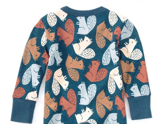 Baby Squirrel Scurry Bamboo Tee