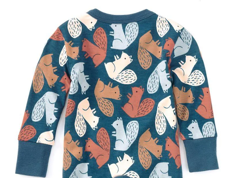 Kids Squirrel Scurry Bamboo Tee