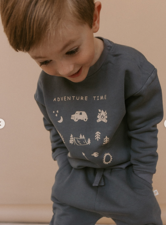 Baby Organic Fleece Adventure Sweatshirt