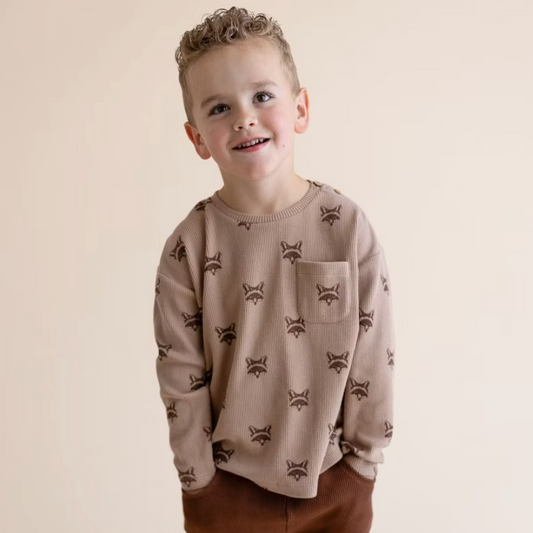Baby Organic Raccoon Long Sleeve Tee