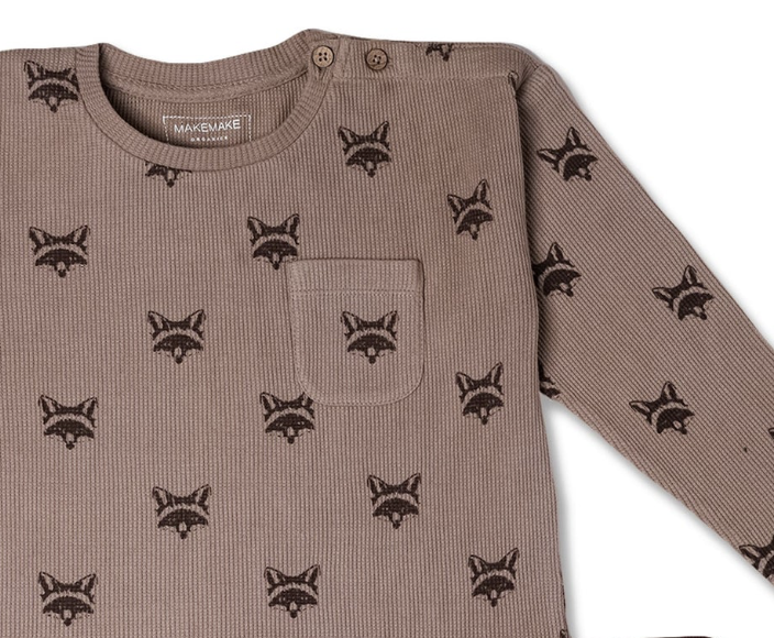 Baby Organic Raccoon Long Sleeve Tee