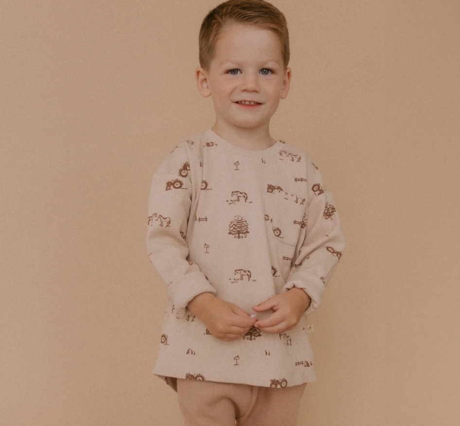 Baby Organic Farm Long Sleeve Tee