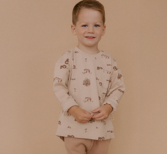 Baby Organic Farm Long Sleeve Tee