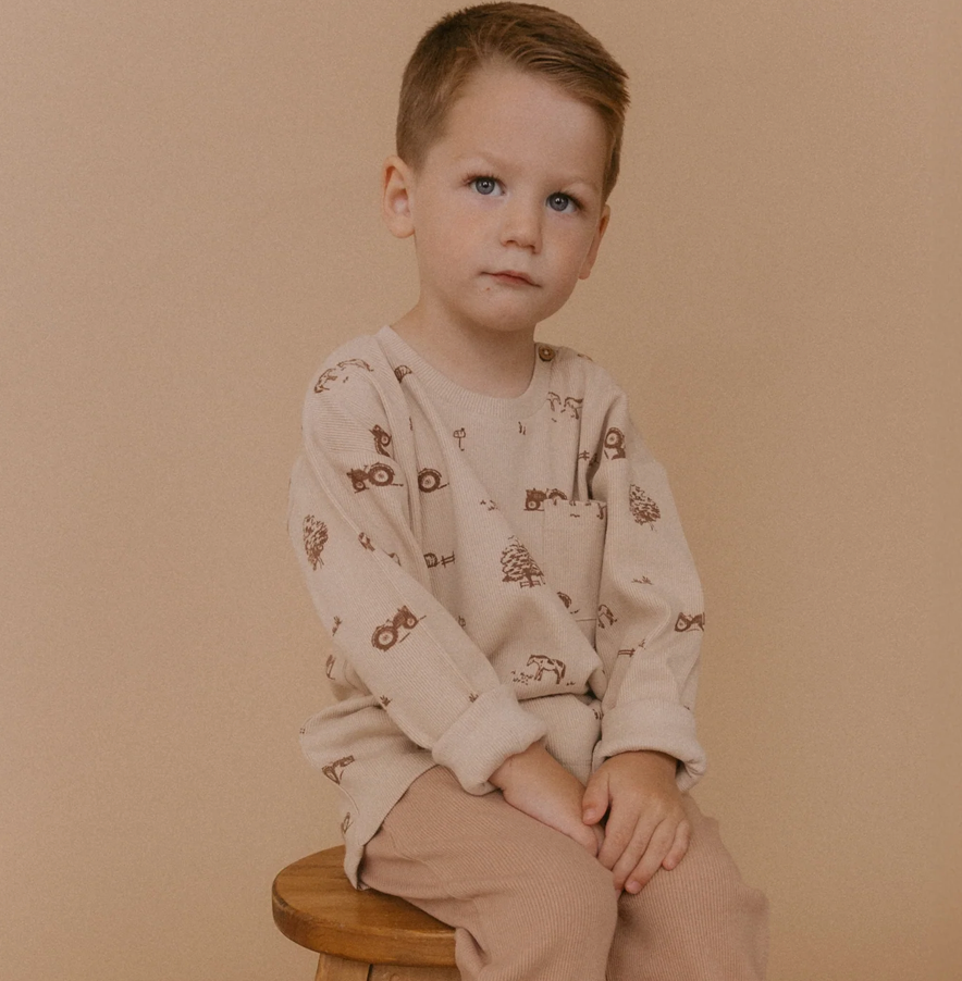 Baby Organic Farm Long Sleeve Tee
