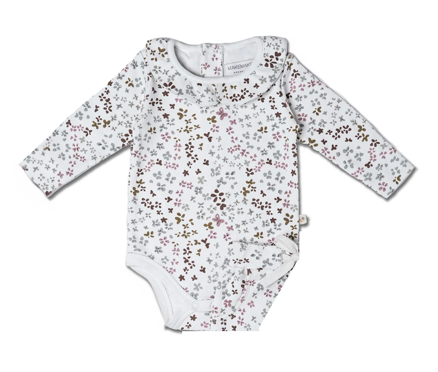 Baby Garden Ruffle Organic Onesie