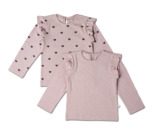 Baby Organic Ruffle Long Sleeve Top
