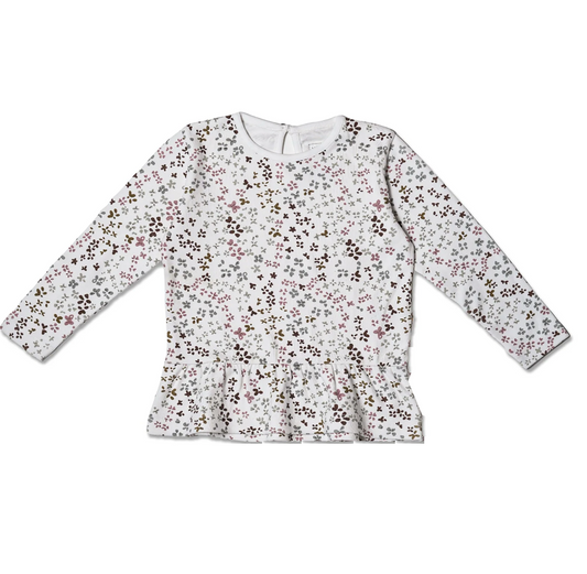 Baby Organic Garden Peplum Top