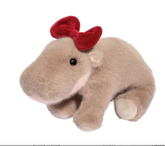 Holiday Hippo Stuffed Animal