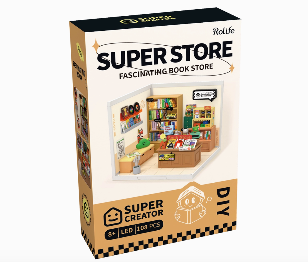 Miniature House Kit: Fascination Book Store
