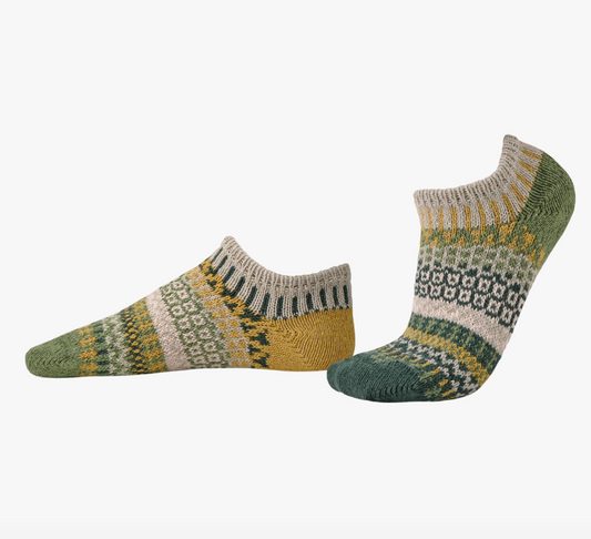 Fiddlehead Ankle Socks