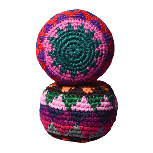 Crochet Hacky Sack Set of 2