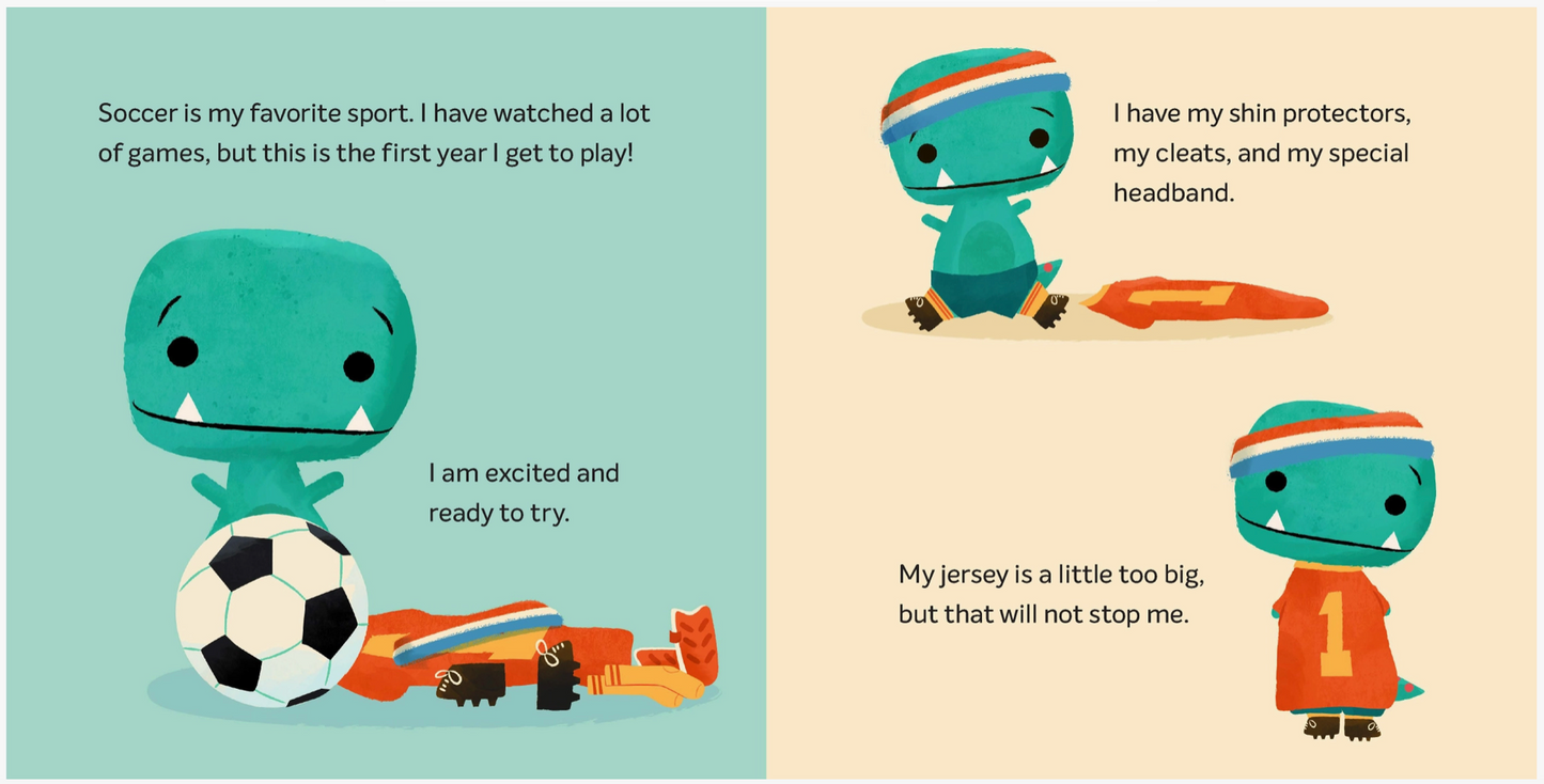 Tiny T. Rex Tries Soccer Book