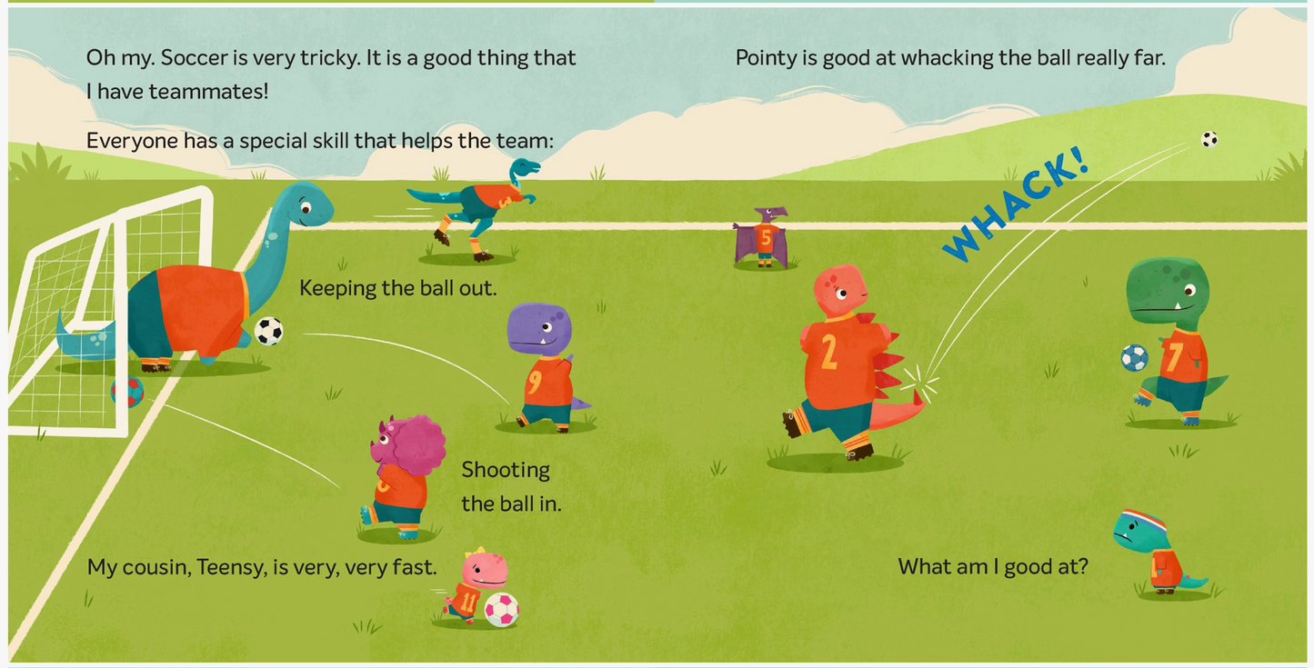 Tiny T. Rex Tries Soccer Book
