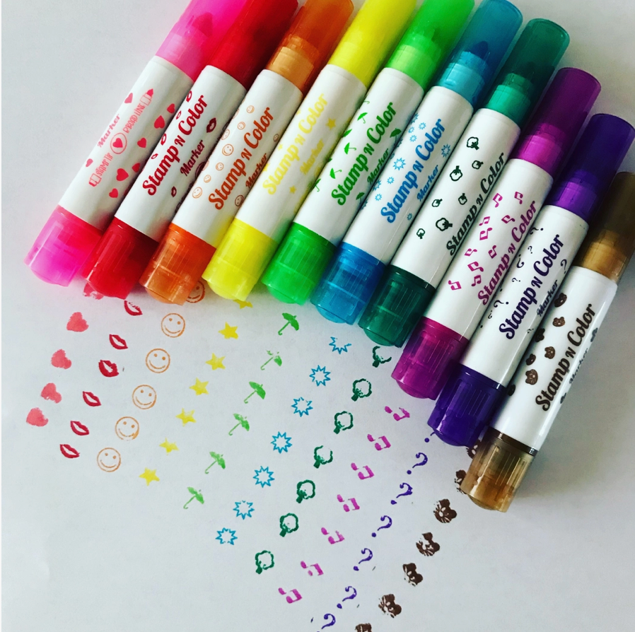 Stamp & Color Markers Mermaids