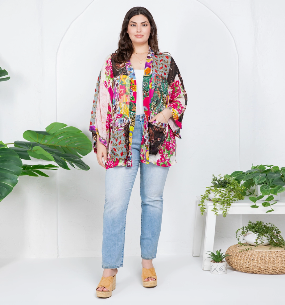 Mix N' Match Patchwork Kimono